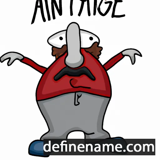 cartoon of the name Aginarte