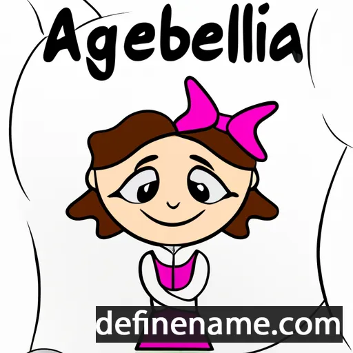 cartoon of the name Agnabella