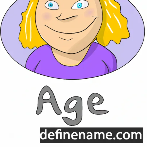 Agne cartoon