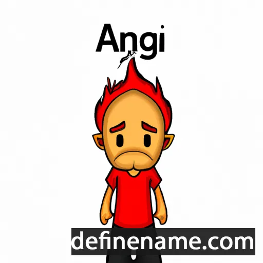 cartoon of the name Agni