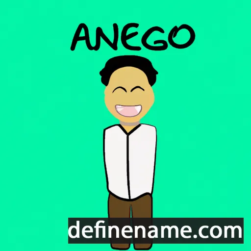 cartoon of the name Agoeng