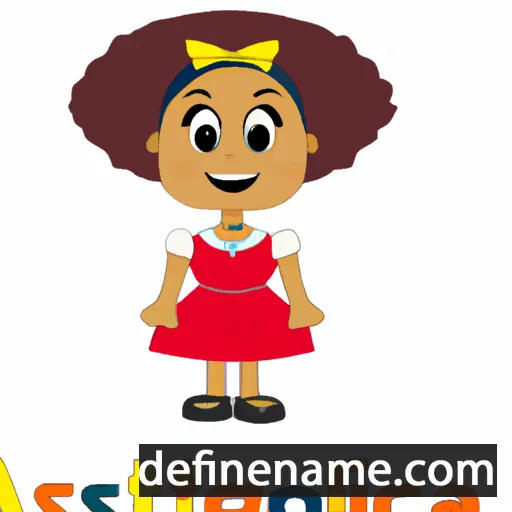 cartoon of the name Agostinha