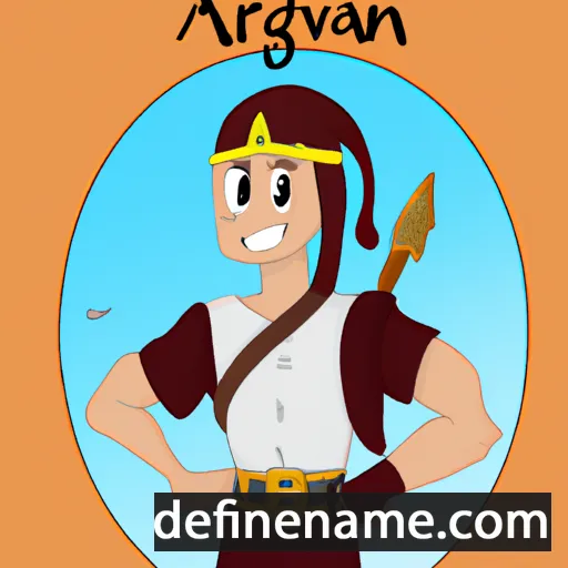 cartoon of the name Agravain