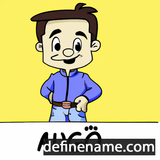 cartoon of the name Aguedo