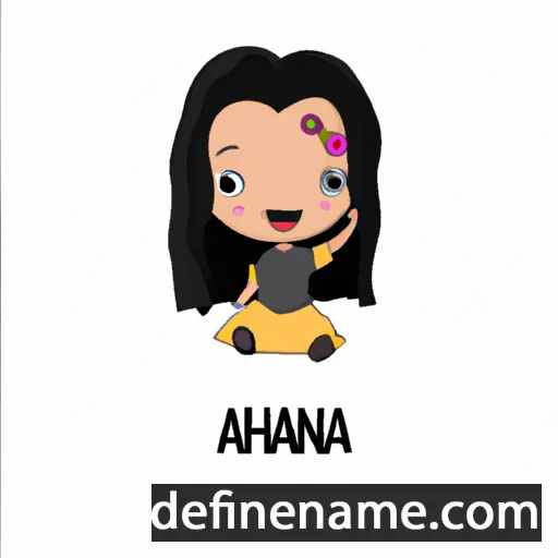 Ahaana cartoon