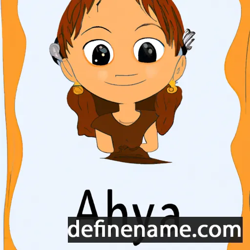 cartoon of the name Ahalya