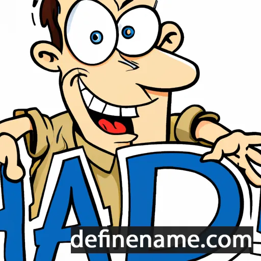 cartoon of the name Ahd