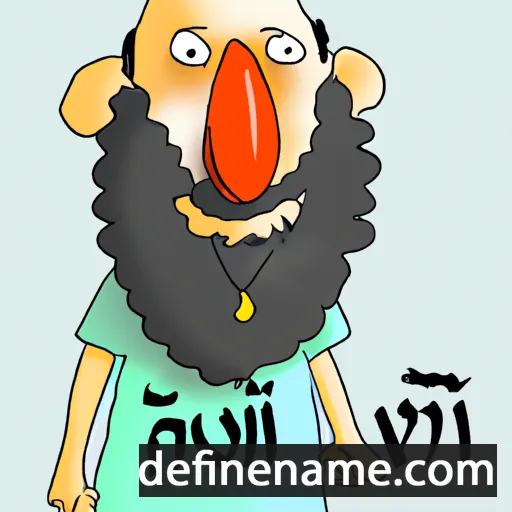 cartoon of the name 'Avdi'el