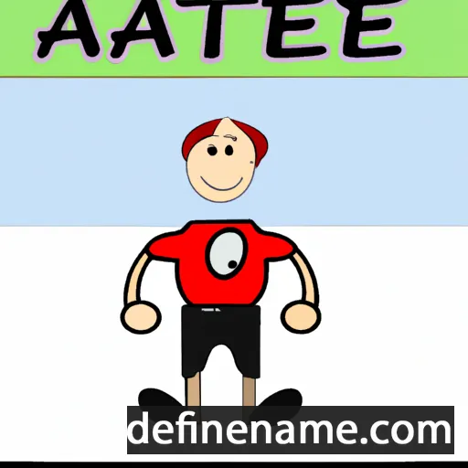 cartoon of the name Atte