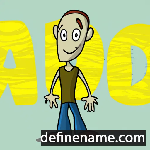 cartoon of the name Audo