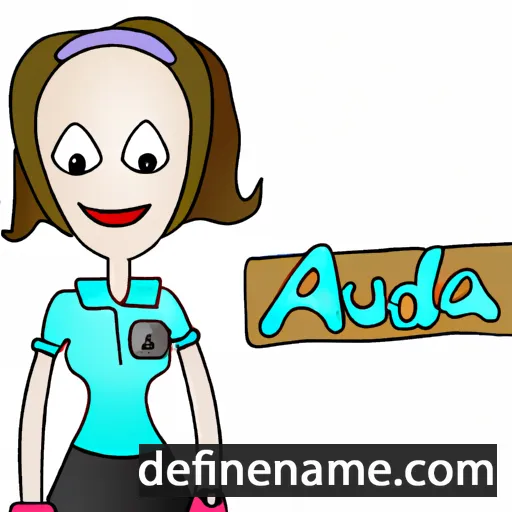 Audra cartoon