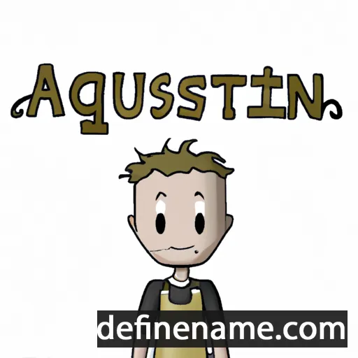 Augustijn cartoon