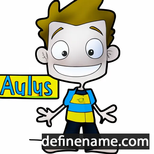 cartoon of the name Aulis