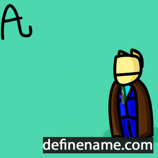 cartoon of the name Auður