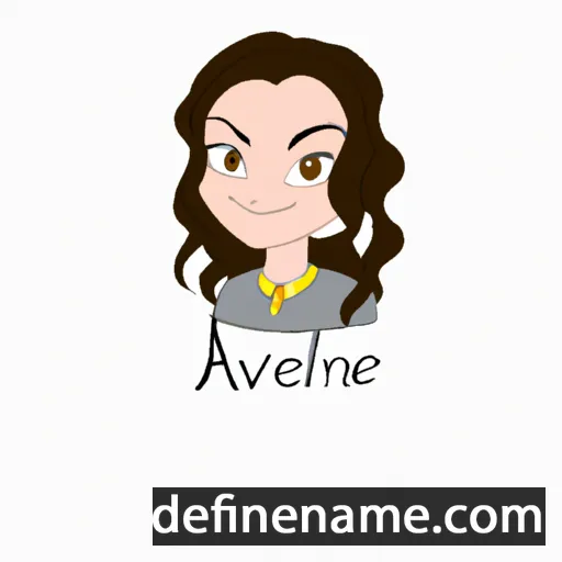 cartoon of the name Aveline