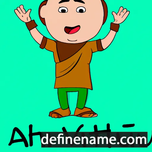 cartoon of the name Avihu