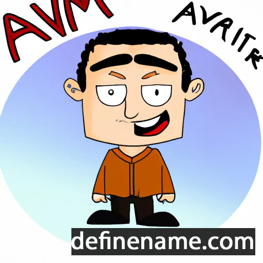 cartoon of the name Aviram