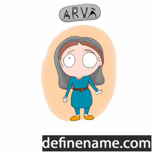 cartoon of the name Avra