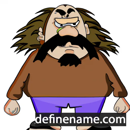 cartoon of the name Avtandil