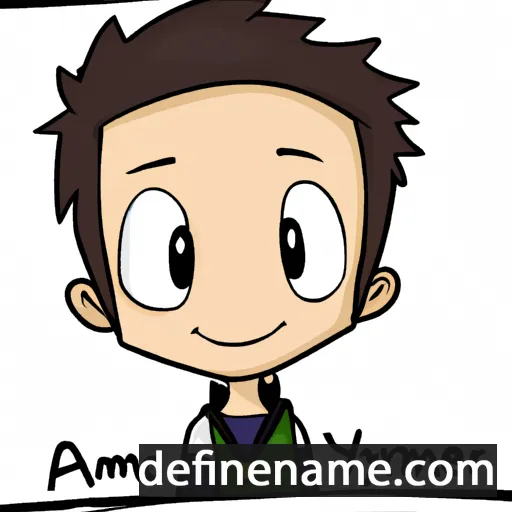 cartoon of the name Aymeric