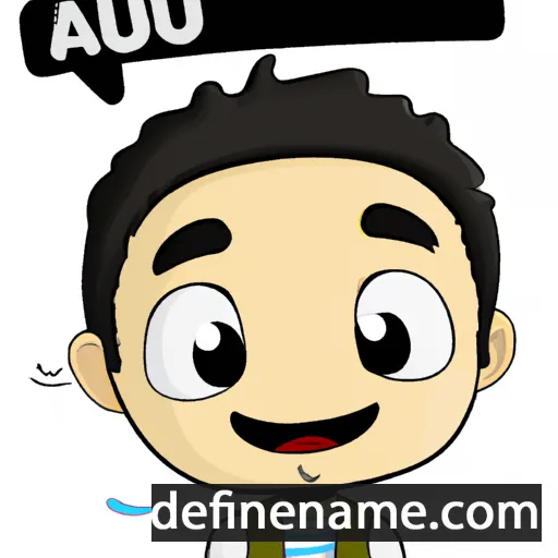 cartoon of the name Ayoub