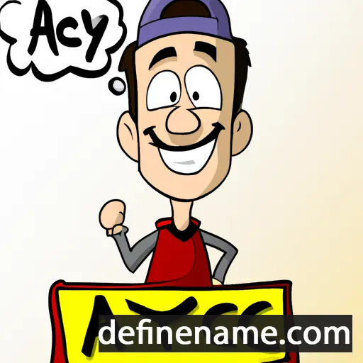 cartoon of the name Aytac