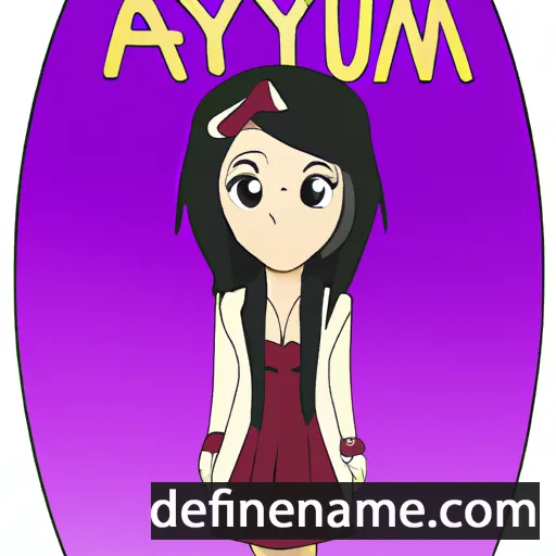 cartoon of the name Ayumi