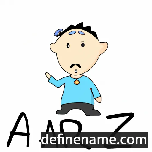 cartoon of the name Azar