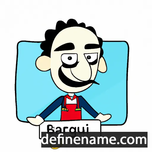 cartoon of the name Bahargül