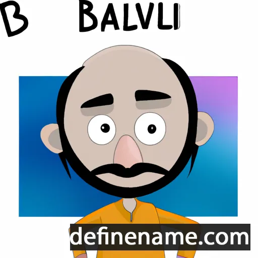 cartoon of the name Baldev