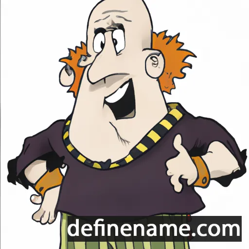 cartoon of the name Baldric