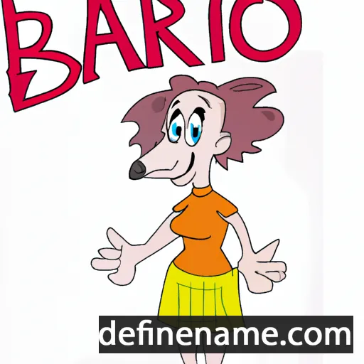 Barbro cartoon