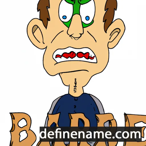 cartoon of the name Barrie