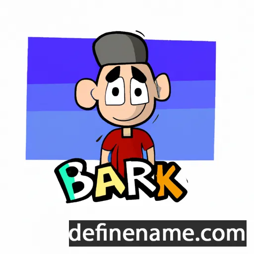 cartoon of the name Bartek