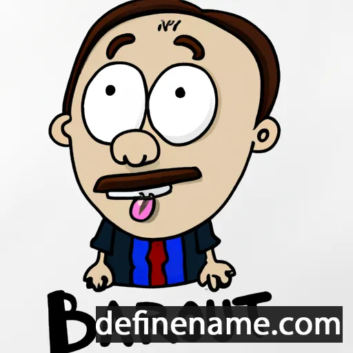 cartoon of the name Bartomeu