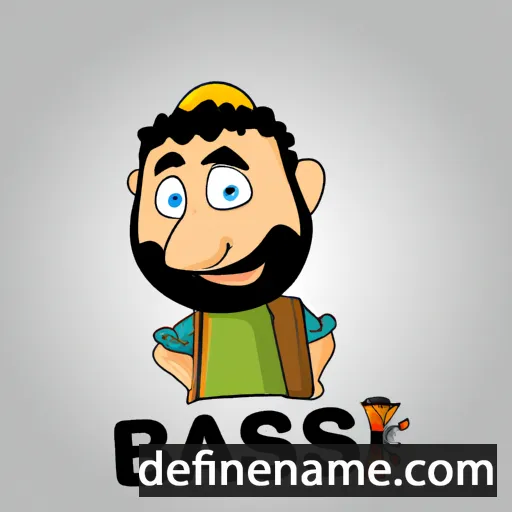 cartoon of the name Basir