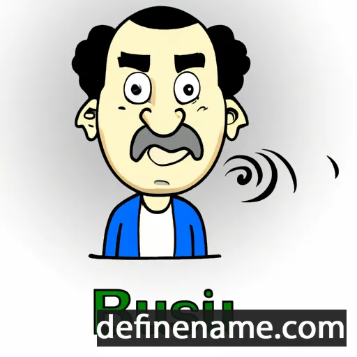 cartoon of the name Basu