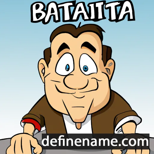 cartoon of the name Battista