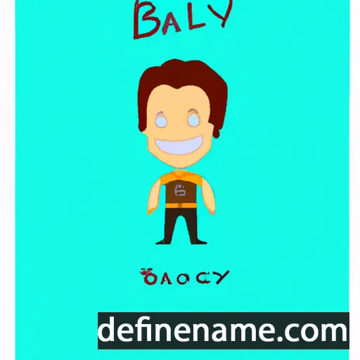 cartoon of the name Bayley