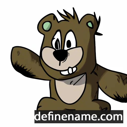 cartoon of the name Bear