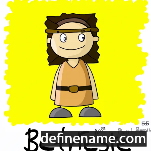 cartoon of the name Beatrise