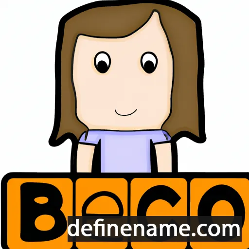 cartoon of the name Becci