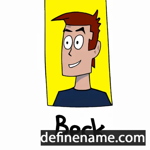 cartoon of the name Beck