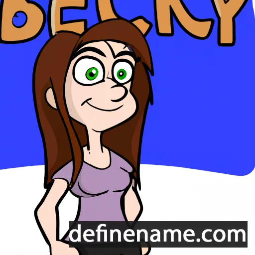 cartoon of the name Becky