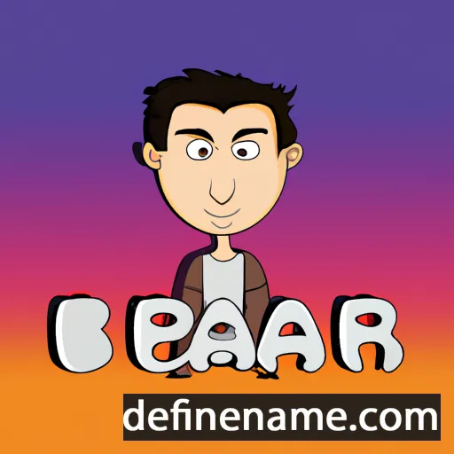 cartoon of the name Behar