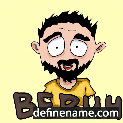 cartoon of the name Behruz