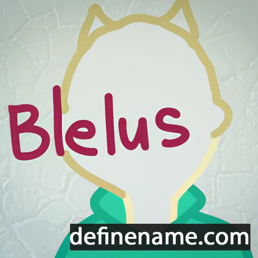 cartoon of the name Belenus