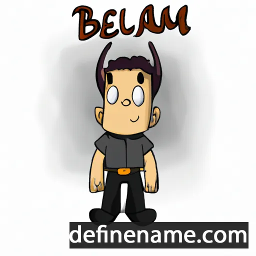 cartoon of the name Belial