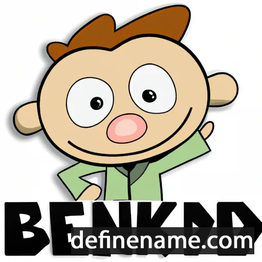 cartoon of the name Benedek