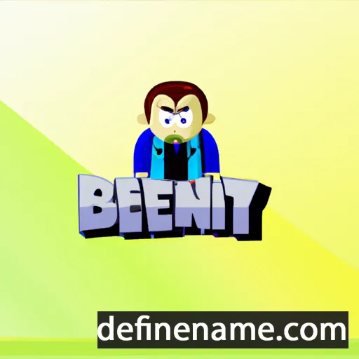 cartoon of the name Benedykt